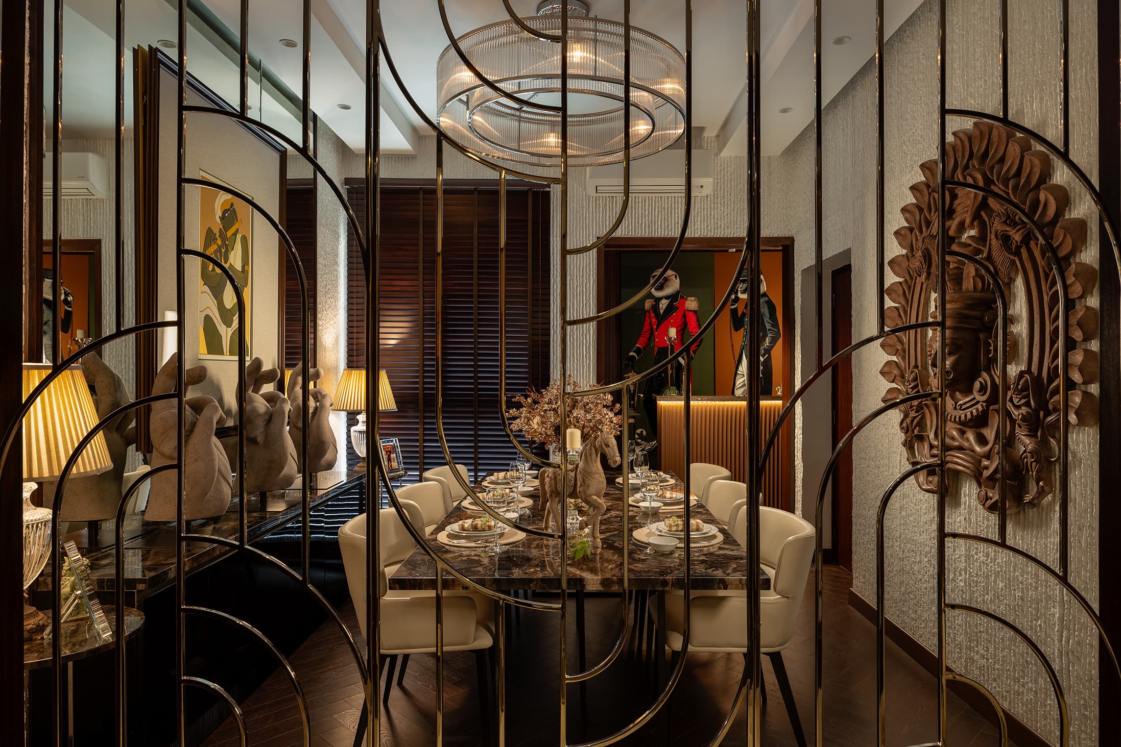 A thousand years of art, one address: This 2,095 sq ft home in Gurugram by Vineeta Dassani of TIS Living proves art was never meant to just hang on a wall — image 8